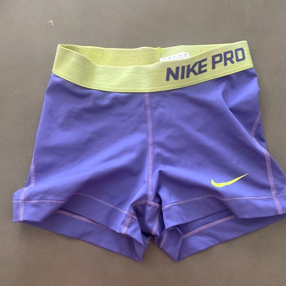 Nike Pants - Purple Nike Pro Shorts with 2.5 in i seam